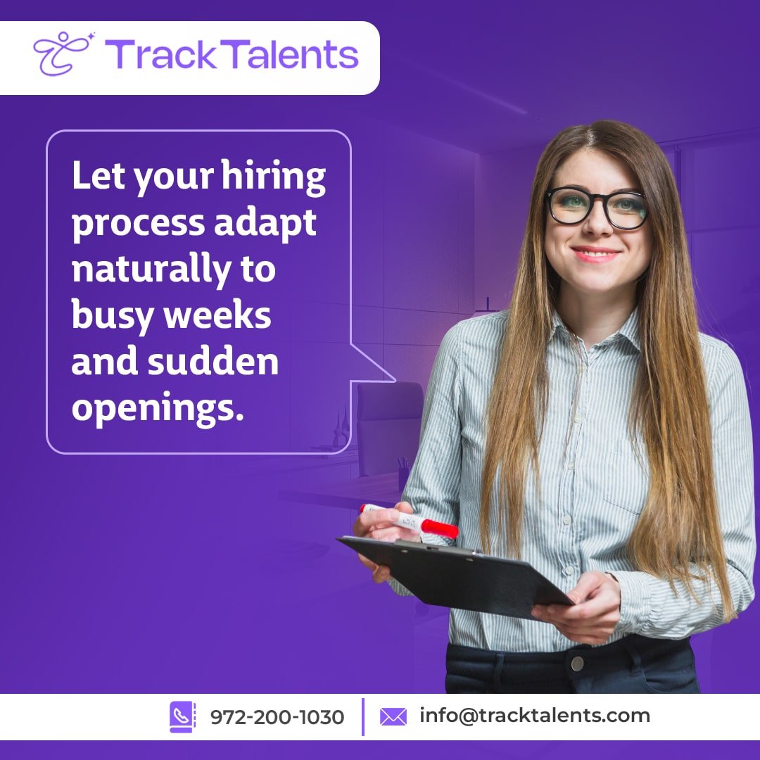 Recruiting software which adopts naturally to sudden openings