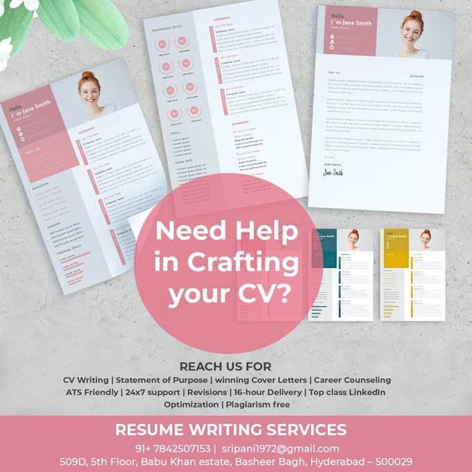 Need help in crafting your CV